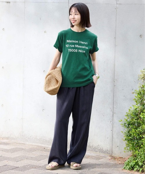 SLOBE IENA(スローブイエナ)の「《追加》アソートグラフィックロゴTEE(Tシャツ/カットソー・レディース・グリーン/ホワイト/グレー・FREE)」の14枚目の写真