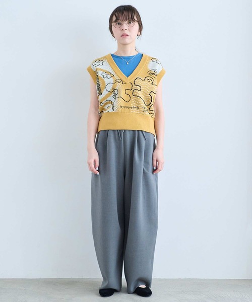 I am I in fact...（アイアムアイインファクト）の「JOI2DA VEST（ニット/セーター・レディース・ベージュ・FREE）」の10枚目の写真