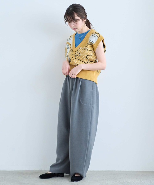 I am I in fact...（アイアムアイインファクト）の「JOI2DA VEST（ニット/セーター・レディース・ベージュ・FREE）」の12枚目の写真