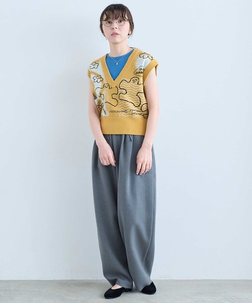 I am I in fact...（アイアムアイインファクト）の「JOI2DA VEST（ニット/セーター・レディース・ベージュ・FREE）」の17枚目の写真