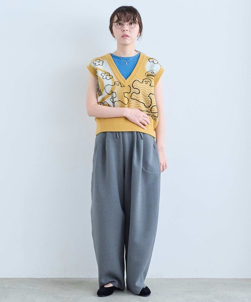 I am I in fact...（アイアムアイインファクト）の「JOI2DA VEST（ニット/セーター・レディース・ベージュ・FREE）」の18枚目の写真