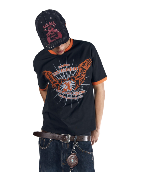 AAKAM（アーカム）の「VTG Eagle Ringer Top (Black)（Tシャツ/カットソー・レディース・その他・3/2/1）」の8枚目の写真