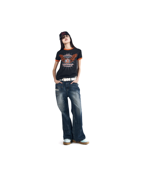 AAKAM（アーカム）の「VTG Eagle Ringer Top (Black)（Tシャツ/カットソー・レディース・その他・3/2/1）」の14枚目の写真