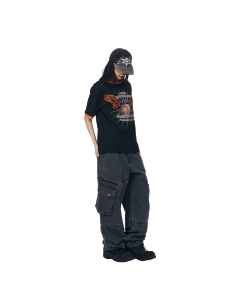 AAKAM（アーカム）の「VTG Eagle Ringer Top (Black)（Tシャツ/カットソー・レディース・その他・3/2/1）」の16枚目の写真