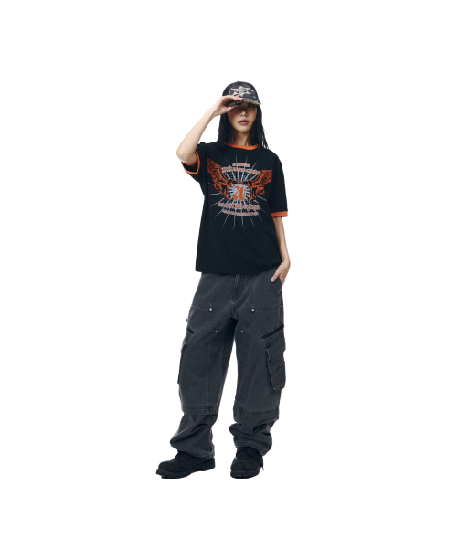 AAKAM（アーカム）の「VTG Eagle Ringer Top (Black)（Tシャツ/カットソー・レディース・その他・3/2/1）」の17枚目の写真