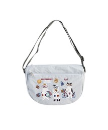 撥水加工刺繍ワッシャーバッグ パラコードショルダーバッグ