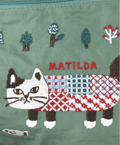 BACKYARD FAMILY(バックヤードファミリー)の「撥水加工刺繍ワッシャーバッグ パラコードショルダーバッグ(ショルダーバッグ・レディース・ピンク系その他/サックスブルー/ピンク/ブルー/グリーン/パープル/グレー系その他/ミント/マスタード/イエロー・FREE)」の21枚目の写真