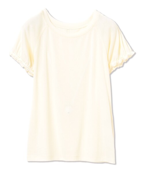 Ray BEAMS(レイビームス)の「ラグラン パフ スリーブ Tシャツ(Tシャツ/カットソー・レディース・ホワイト系その他6・ONE SIZE)」の1枚目の写真