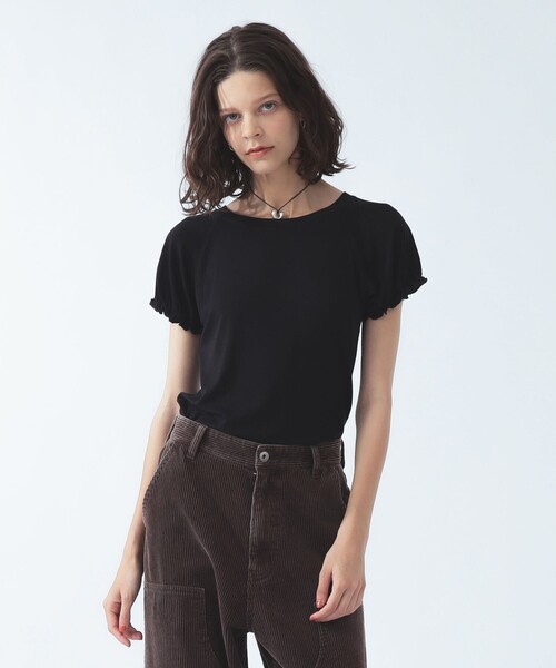 Ray BEAMS(レイビームス)の「ラグラン パフ スリーブ Tシャツ(Tシャツ/カットソー・レディース・ホワイト系その他6・ONE SIZE)」の10枚目の写真