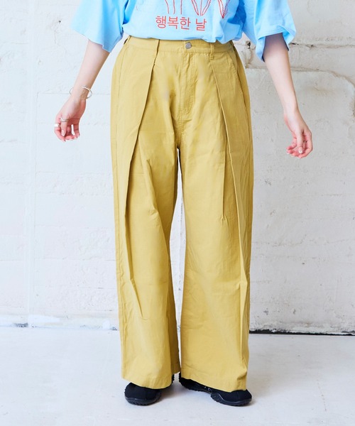 MARKEY'S（マーキーズ）の「ワイドタックパンツ/おとな（その他パンツ・レディース・ブルー/ブラック/ベージュ・160cm/170cm）」の12枚目の写真