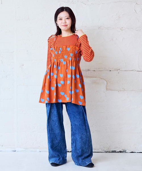 MARKEY'S（マーキーズ）の「ワイドタックパンツ/おとな（その他パンツ・レディース・ブルー/ブラック/ベージュ・160cm/170cm）」の8枚目の写真