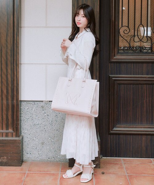OLIVE des OLIVE(オリーブデオリーブ)の「Aimerianejoieカーディガン(カーディガン/ボレロ・レディース・オフホワイト/ブラック・FREE)」の14枚目の写真