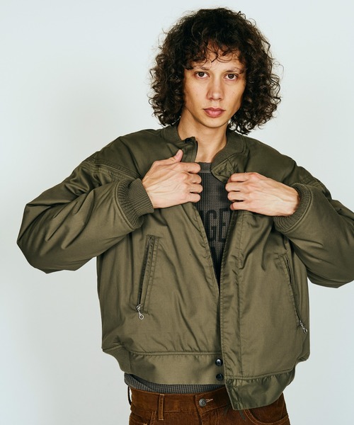 TOWNCRAFT(タウンクラフト)の「TOWNCRAFT / タウンクラフト PADDED SHORT DERBY JACKET 中綿 ショートダービージャケット(ブルゾン・メンズ・ネイビー/ブラック/オリーブ・MEDIUM/LARGE/X-LARGE)」の2枚目の写真