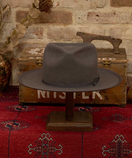 MRFATMAN(ミスターファットマン)の「DOUBLE RICH WOOL(ハット・メンズ・アイボリー/グレー/ブラック・M/L/XL)」の7枚目の写真