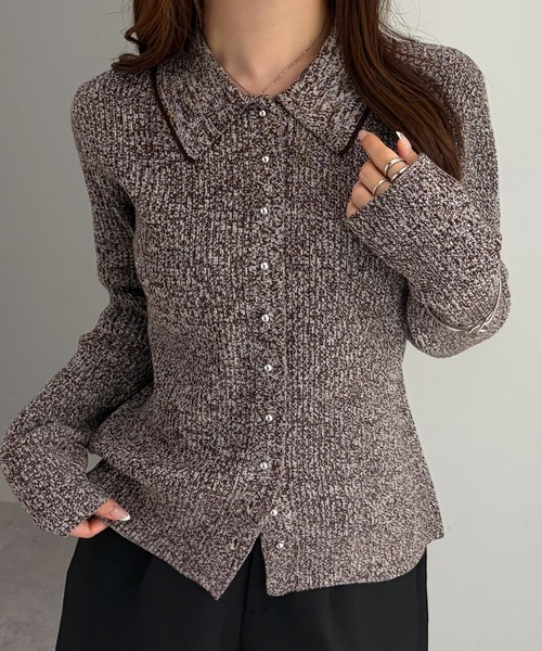 Metal Button Polo жилет‑нит