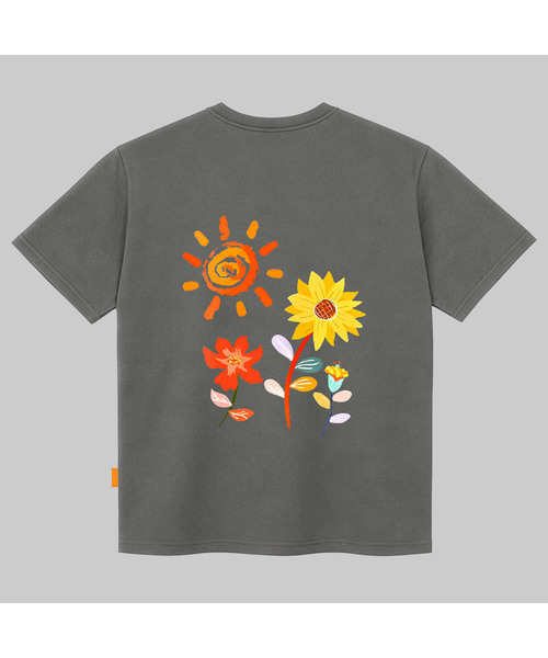 LLAMO(エラモ)の「ザサン 半袖Tシャツ 男女共用 ビッグサイズ(Tシャツ/カットソー・メンズ・ホワイト/チャコールグレー/ブラック/カーキ・SMALL/MEDIUM/LARGE/X-LARGE/2XL/4XL/3XL)」の3枚目の写真