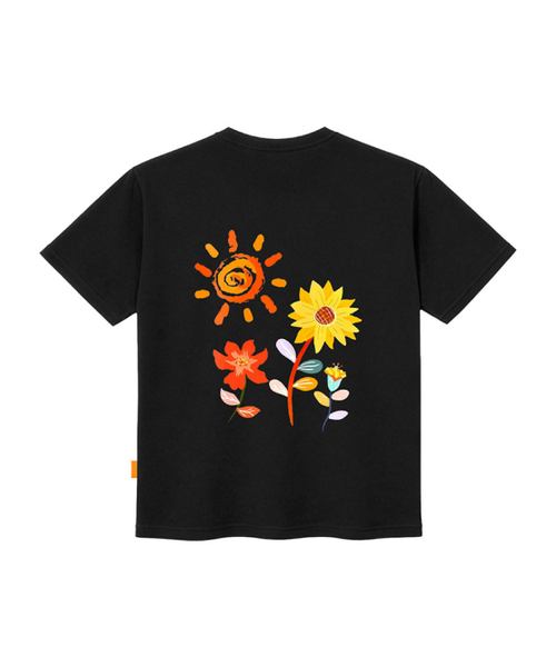 LLAMO(エラモ)の「ザサン 半袖Tシャツ 男女共用 ビッグサイズ(Tシャツ/カットソー・メンズ・ホワイト/チャコールグレー/ブラック/カーキ・SMALL/MEDIUM/LARGE/X-LARGE/2XL/4XL/3XL)」の6枚目の写真