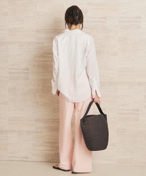 plage(プラージュ)の「Linen mix easy パンツ(その他パンツ・レディース・ホワイト/ピンク/ブラック・36/38/34)」の22枚目の写真