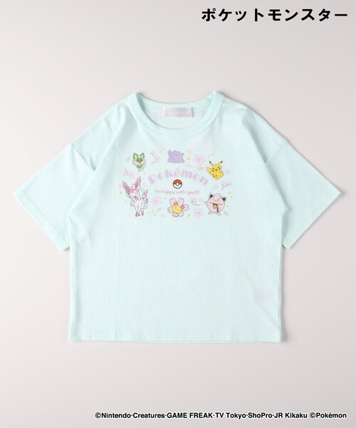 Right-on（ライトオン）の「「ポケットモンスター」プリントTシャツ（Tシャツ/カットソー・キッズ・チャコール/ホワイト系1/グリーン系1/レッド系2/ブラック系/パープル系1/ホワイト系3・11/12/13/14）」の6枚目の写真