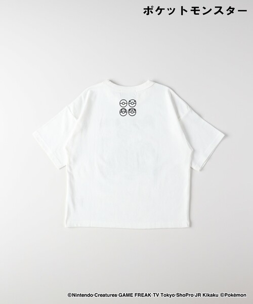 Right-on（ライトオン）の「「ポケットモンスター」プリントTシャツ（Tシャツ/カットソー・キッズ・チャコール/ホワイト系1/グリーン系1/レッド系2/ブラック系/パープル系1/ホワイト系3・11/12/13/14）」の10枚目の写真