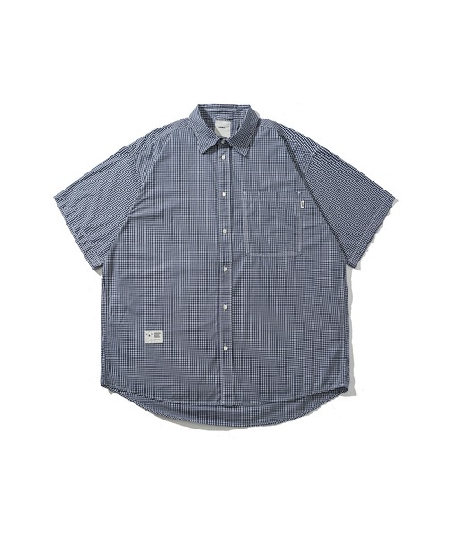Liberaturs(リベレーター)の「プレッピーミニチェックシャツ/PREPPY MINI CHECK SHIRT(シャツ/ブラウス・メンズ・ネイビー・SMALL/MEDIUM/LARGE)」の1枚目の写真