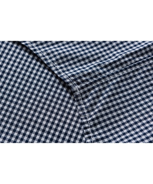 Liberaturs(リベレーター)の「プレッピーミニチェックシャツ/PREPPY MINI CHECK SHIRT(シャツ/ブラウス・メンズ・ネイビー・SMALL/MEDIUM/LARGE)」の5枚目の写真