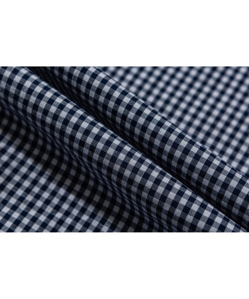 Liberaturs(リベレーター)の「プレッピーミニチェックシャツ/PREPPY MINI CHECK SHIRT(シャツ/ブラウス・メンズ・ネイビー・SMALL/MEDIUM/LARGE)」の2枚目の写真