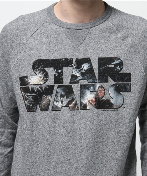 JUNK FOOD（ジャンクフード）の「スターウォーズ/STAR WARS　LOGOトレーナー（Tシャツ/カットソー・メンズ・トップグレー・SMALL）」の9枚目の写真