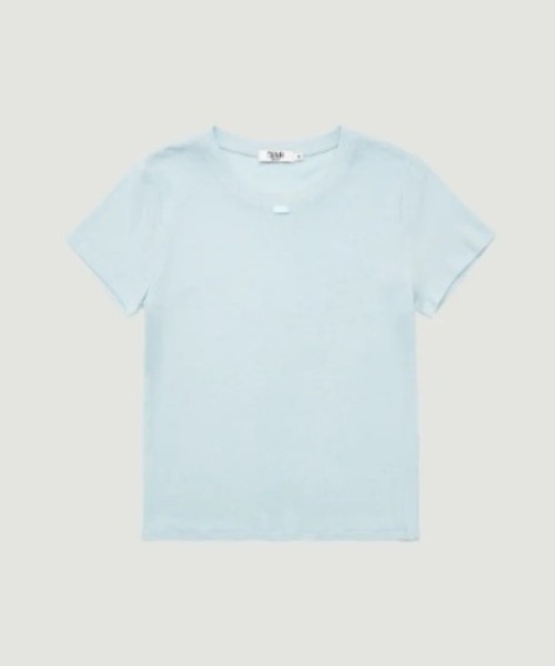 GRVRGROVE(グローブ)の「LIV H/S T-SHIRT(Tシャツ/カットソー・レディース・杢グレー/ライトブルー/ブラウン・フリー)」の1枚目の写真