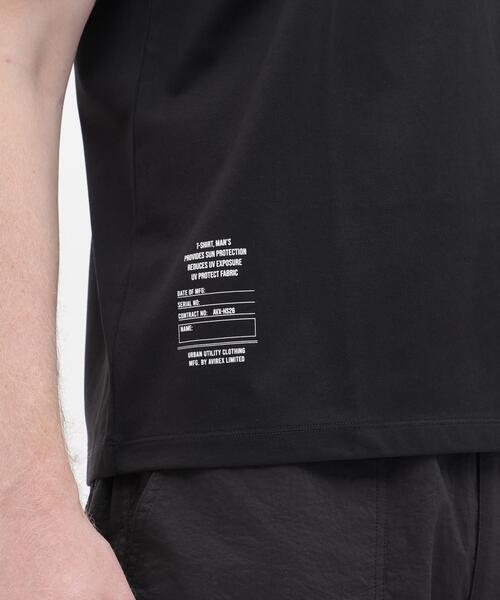 AVIREX（アヴィレックス）の「《URBAN GEAR》HEAT SHIELD CREW NECK T-SHIRT / アーバンギア ヒートシールド クルーネック 半袖Tシャツ / AVIREX / アヴィレックス（Tシャツ/カットソー・メンズ・ブラック/ホワイト・XX-LARGE/X-LARGE/LARGE/MEDIUM）」の10枚目の写真