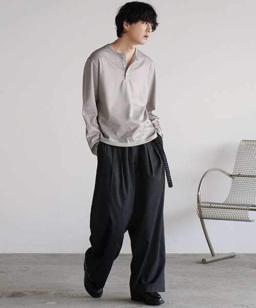 WYM LIDNM(ウィム バイ リドム)の「FAUX GRAIN CHAIN BELT(ベルト・メンズ・ブラック/キャメル・L/M)」の11枚目の写真