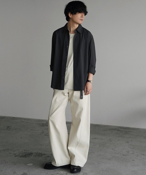 WYM LIDNM(ウィム バイ リドム)の「FAUX GRAIN CHAIN BELT(ベルト・メンズ・ブラック/キャメル・L/M)」の18枚目の写真