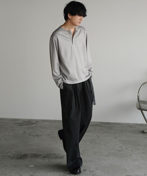 WYM LIDNM(ウィム バイ リドム)の「FAUX GRAIN CHAIN BELT(ベルト・メンズ・ブラック/キャメル・L/M)」の19枚目の写真