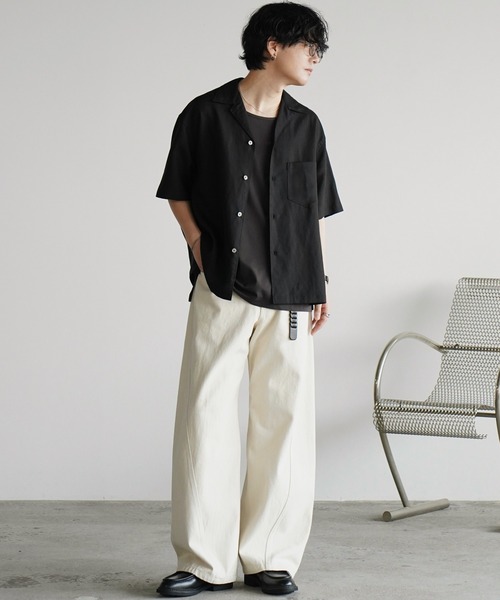 WYM LIDNM(ウィム バイ リドム)の「FAUX GRAIN CHAIN BELT(ベルト・メンズ・ブラック/キャメル・L/M)」の20枚目の写真
