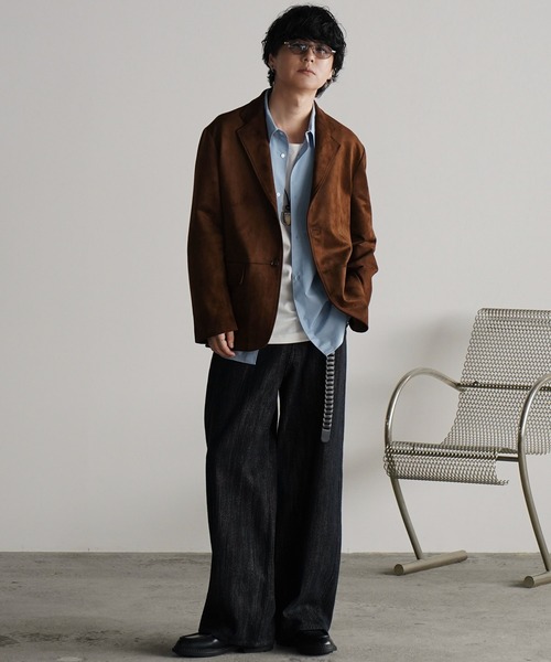 WYM LIDNM(ウィム バイ リドム)の「FAUX GRAIN CHAIN BELT(ベルト・メンズ・ブラック/キャメル・L/M)」の22枚目の写真