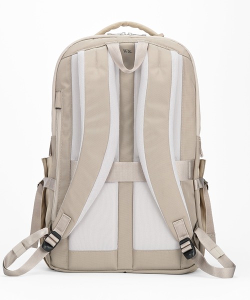 W&.Day/Night(ダブルアンド デイナイト)の「トゥキ スクエアリュック B4サイズ 15.6インチPC収納 20512(バックパック/リュック・レディース・ブラック/ダークグレー/ライトベージュ・FREE)」の22枚目の写真