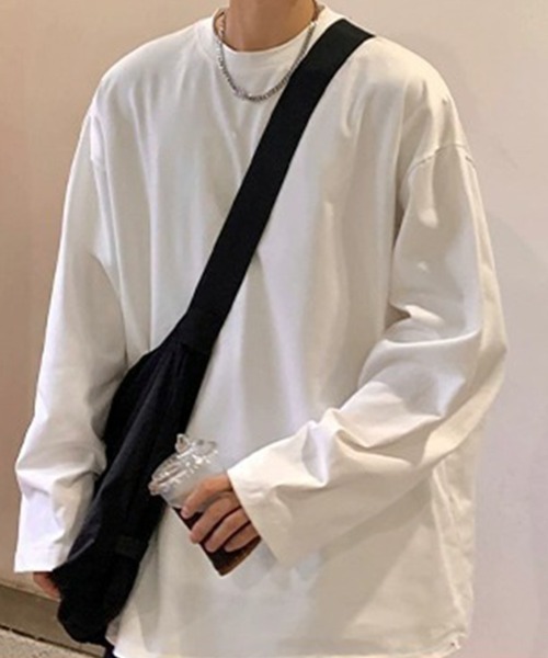 KELVIN(ケルヴァン)の「Oversized Basic Long Tee オーバーサイズベーシックロンT(Tシャツ/カットソー・メンズ・ブラック・LARGE/MEDIUM)」の6枚目の写真