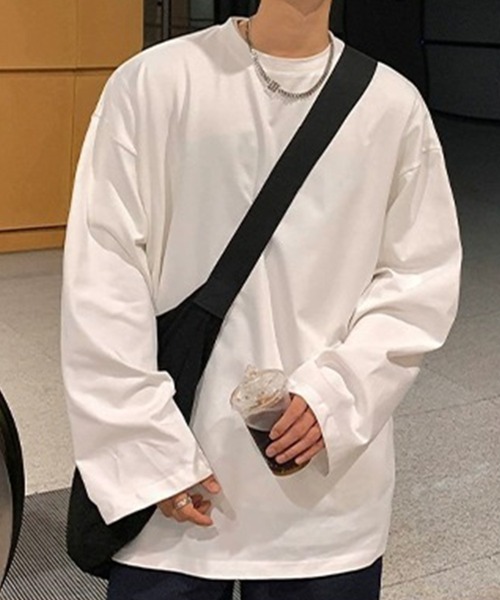 KELVIN(ケルヴァン)の「Oversized Basic Long Tee オーバーサイズベーシックロンT(Tシャツ/カットソー・メンズ・ブラック・LARGE/MEDIUM)」の7枚目の写真