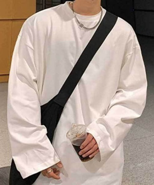 KELVIN(ケルヴァン)の「Oversized Basic Long Tee オーバーサイズベーシックロンT(Tシャツ/カットソー・メンズ・ブラック・LARGE/MEDIUM)」の8枚目の写真