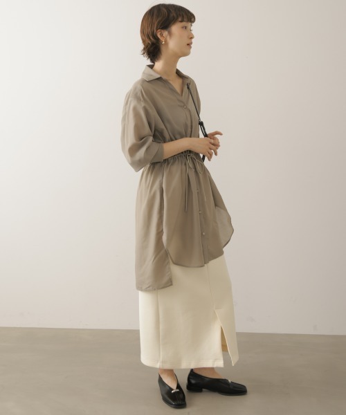 Bou Jeloud（ブージュルード）の「シアードロストチュニック（チュニック・レディース・ブラック/カーキ・38）」の10枚目の写真