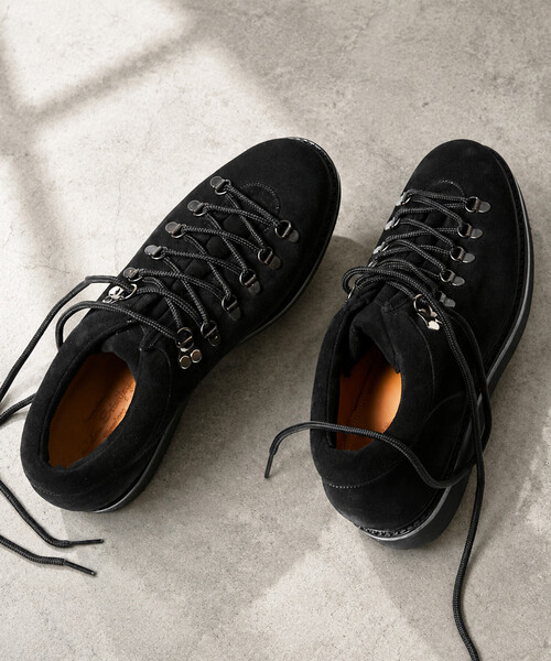 JALAN SRIWIJAYA(ジャランスリウァヤ)の「Jalan Sriwijaya × Firsthand/ジャランスリウァヤ 別注 MOUNTAIN LOW SUEDE【限定展開】(ブーツ・メンズ・サンドベージュ/ブラック・8/7h/7/9/8h)」の1枚目の写真