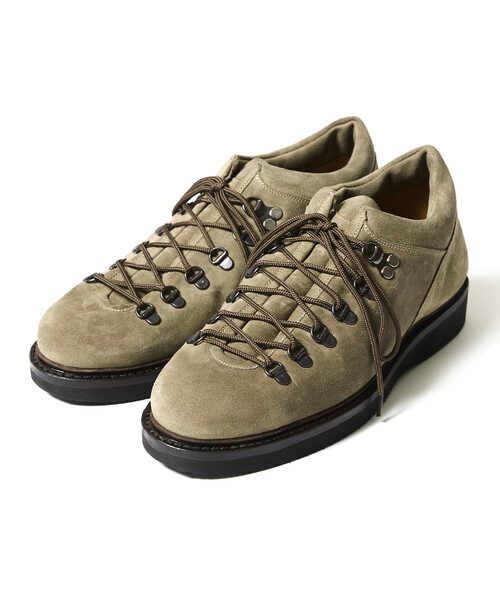 JALAN SRIWIJAYA(ジャランスリウァヤ)の「Jalan Sriwijaya × Firsthand/ジャランスリウァヤ 別注 MOUNTAIN LOW SUEDE【限定展開】(ブーツ・メンズ・サンドベージュ/ブラック・8/7h/7/9/8h)」の6枚目の写真