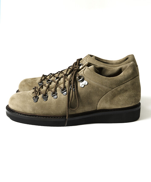 JALAN SRIWIJAYA(ジャランスリウァヤ)の「Jalan Sriwijaya × Firsthand/ジャランスリウァヤ 別注 MOUNTAIN LOW SUEDE【限定展開】(ブーツ・メンズ・サンドベージュ/ブラック・8/7h/7/9/8h)」の7枚目の写真