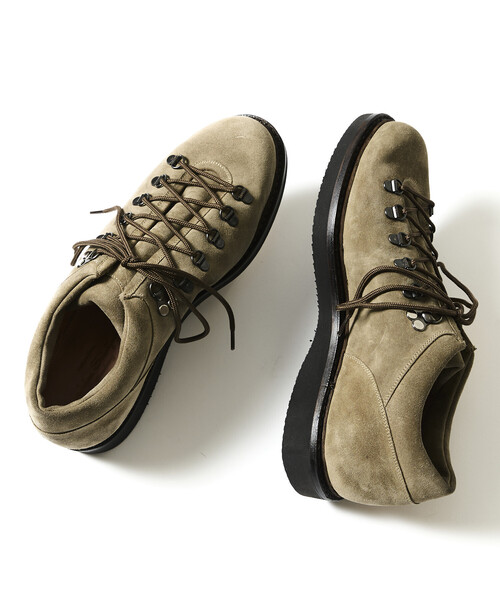 JALAN SRIWIJAYA(ジャランスリウァヤ)の「Jalan Sriwijaya × Firsthand/ジャランスリウァヤ 別注 MOUNTAIN LOW SUEDE【限定展開】(ブーツ・メンズ・サンドベージュ/ブラック・8/7h/7/9/8h)」の8枚目の写真