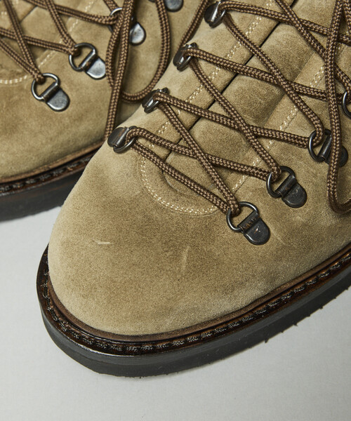 JALAN SRIWIJAYA(ジャランスリウァヤ)の「Jalan Sriwijaya × Firsthand/ジャランスリウァヤ 別注 MOUNTAIN LOW SUEDE【限定展開】(ブーツ・メンズ・サンドベージュ/ブラック・8/7h/7/9/8h)」の10枚目の写真