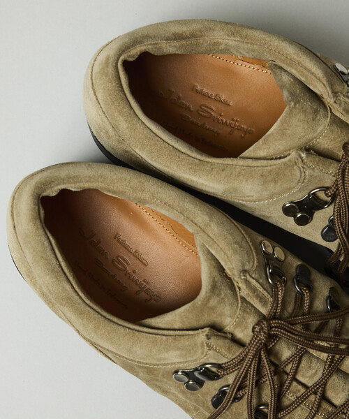 JALAN SRIWIJAYA(ジャランスリウァヤ)の「Jalan Sriwijaya × Firsthand/ジャランスリウァヤ 別注 MOUNTAIN LOW SUEDE【限定展開】(ブーツ・メンズ・サンドベージュ/ブラック・8/7h/7/9/8h)」の12枚目の写真