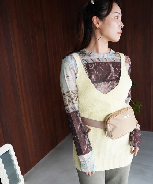 SANSeLF(サンセルフ)の「【SANSeLF】ヴィンテージアートシアートップス saw26a008(その他トップス・レディース・マルチ・FREE)」の9枚目の写真
