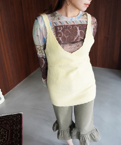SANSeLF(サンセルフ)の「【SANSeLF】ヴィンテージアートシアートップス saw26a008(その他トップス・レディース・マルチ・FREE)」の12枚目の写真