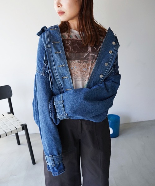SANSeLF(サンセルフ)の「【SANSeLF】ヴィンテージアートシアートップス saw26a008(その他トップス・レディース・マルチ・FREE)」の14枚目の写真