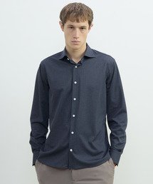 MEN'S MELROSE（メンズメルローズ）の「HITOYOSHIダブルネーム | テックジャージワイドカラーシャツ（シャツ/ブラウス）」